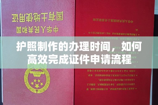 赤坎护照制作的办理时间，如何高效完成证件申请流程