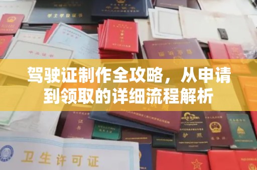 赤坎驾驶证制作全攻略，从申请到领取的详细流程解析