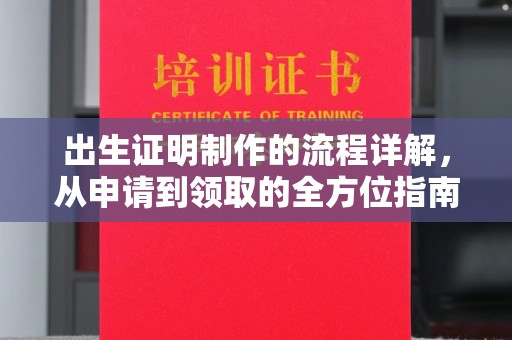 赤坎出生证明制作的流程详解，从申请到领取的全方位指南
